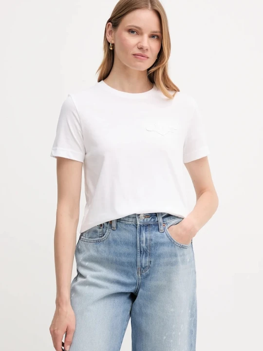 Zdjęcie produktu Gant t-shirt bawełniany biały