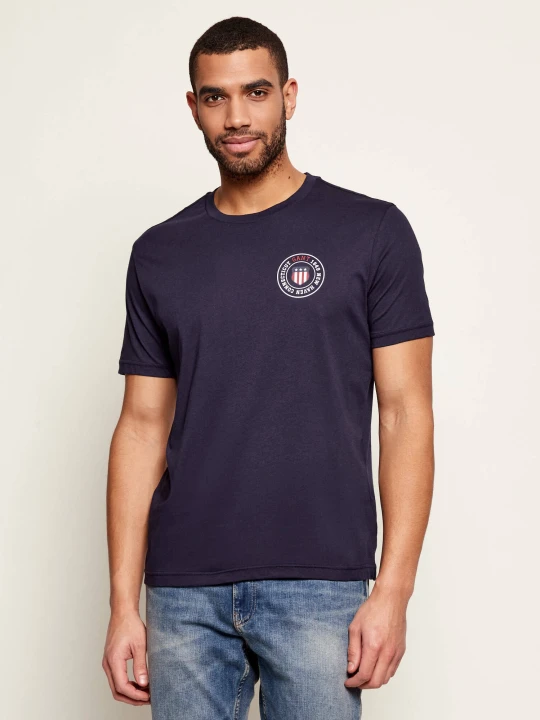 Zdjęcie produktu Gant T-shirt GRAPHIC | Regular Fit granatowy
