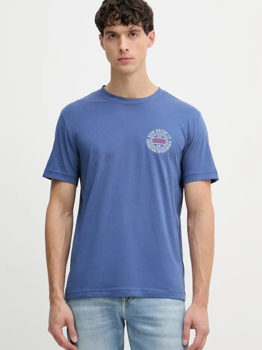 Zdjęcie produktu Gant t-shirt męski bawełniany niebieski
