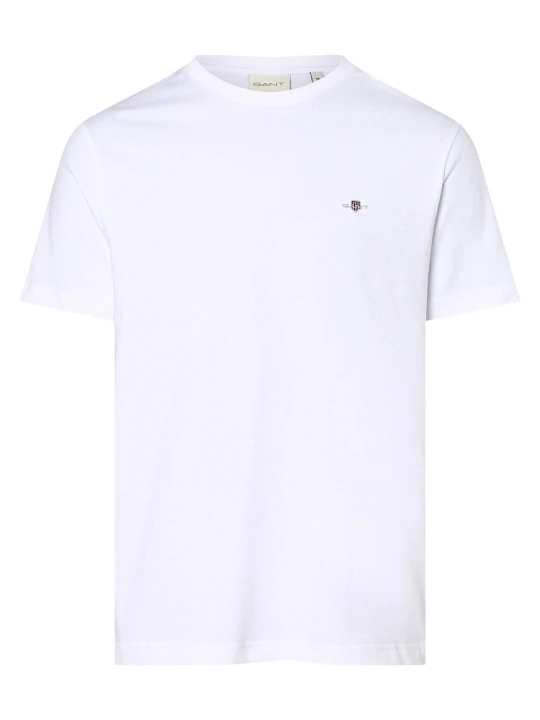 Zdjęcie produktu Gant T-shirt Mężczyźni Bawełna biały