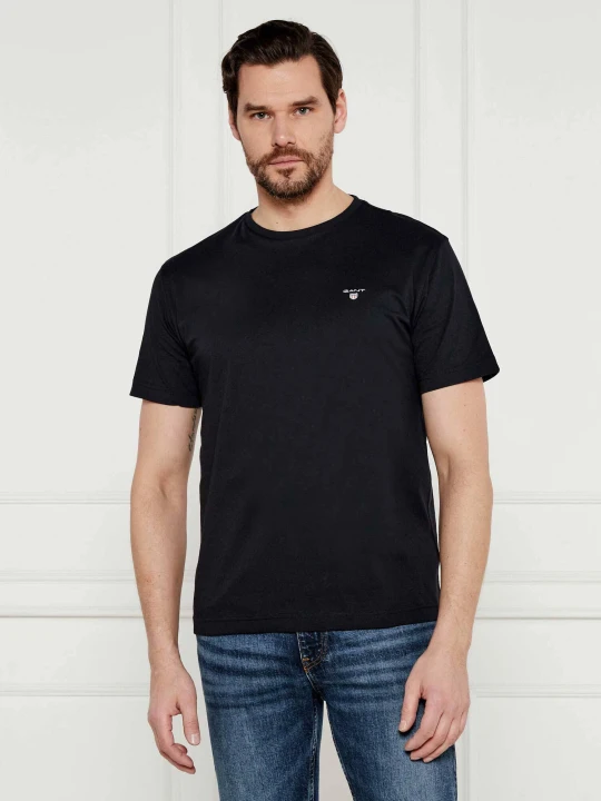 Zdjęcie produktu Gant T-shirt ORIGINAL SHIELD | Regular Fit czarny