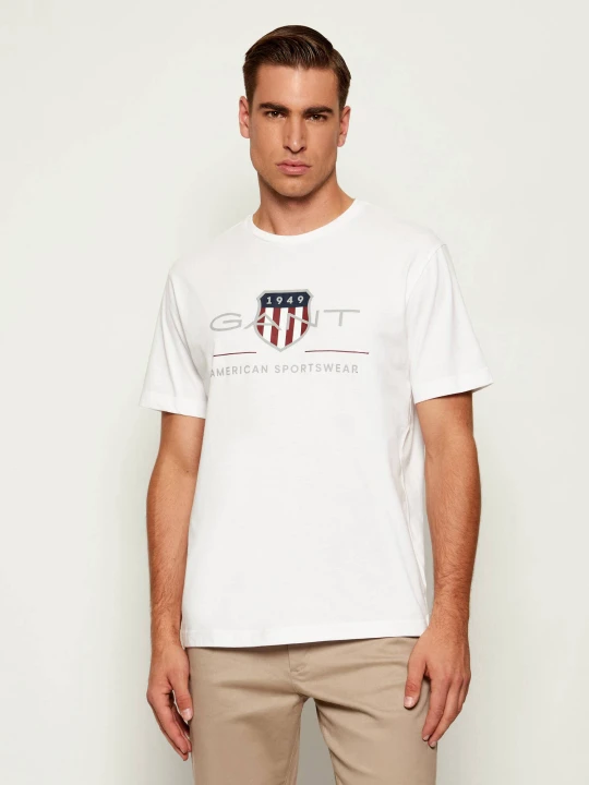 Zdjęcie produktu Gant T-shirt | Regular Fit biały