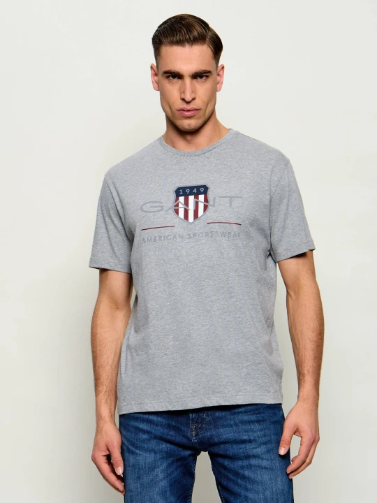 Zdjęcie produktu Gant T-shirt | Regular Fit szary