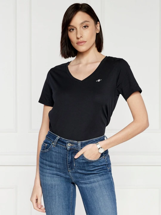 Zdjęcie produktu Gant T-shirt | Regular Fit czarny