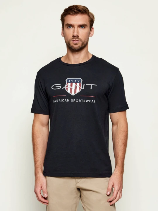 Zdjęcie produktu Gant T-shirt | Regular Fit granatowy