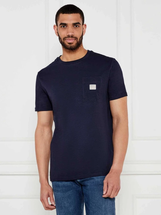 Zdjęcie produktu Gant T-shirt | Regular Fit granatowy