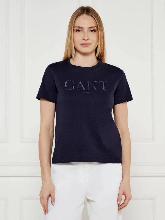 Zdjęcie produktu Gant T-shirt | Regular Fit granatowy