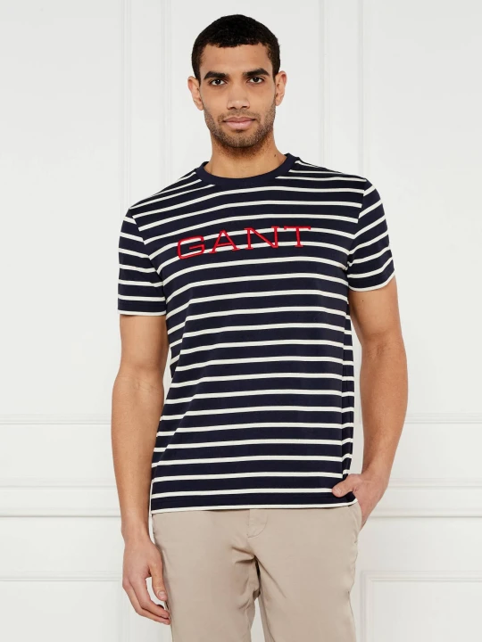 Zdjęcie produktu Gant T-shirt | Regular Fit granatowy