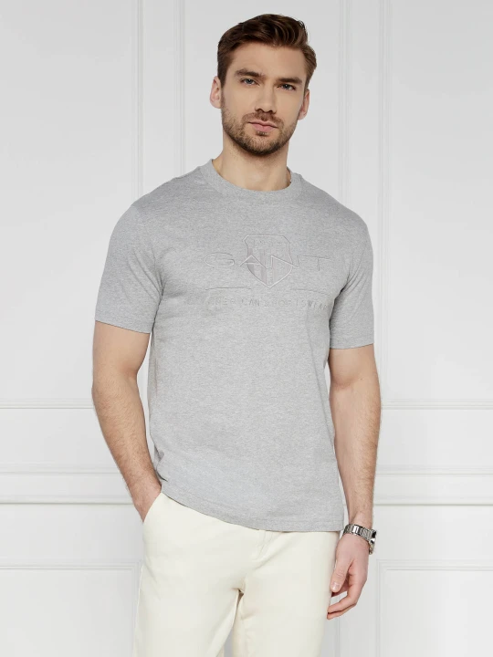 Zdjęcie produktu Gant T-shirt | Regular Fit szary
