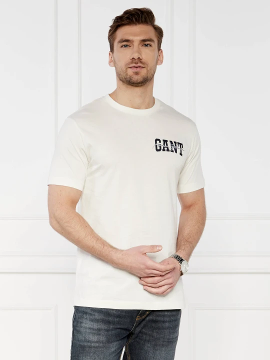 Zdjęcie produktu Gant T-shirt | Regular Fit ecru