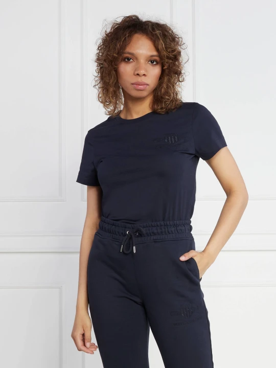 Zdjęcie produktu Gant T-shirt | Regular Fit granatowy