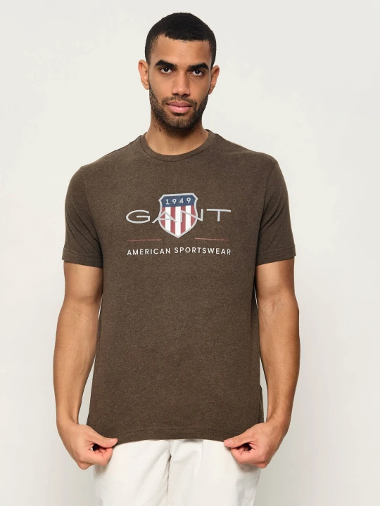 Zdjęcie produktu Gant T-shirt | Regular Fit brązowy