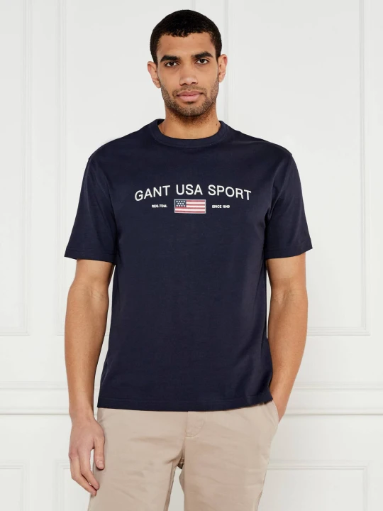 Zdjęcie produktu Gant T-shirt | Relaxed fit granatowy