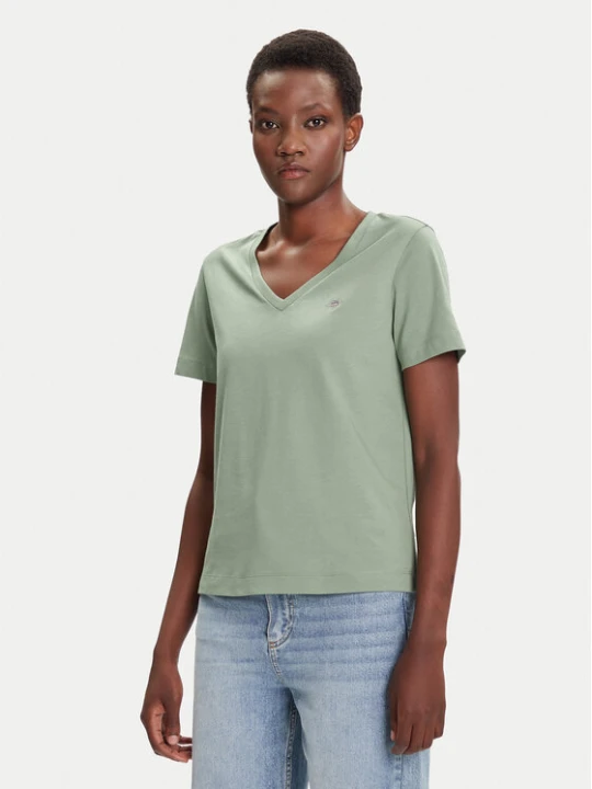 Zdjęcie produktu Gant T-Shirt Shield 4200750 Zielony Regular Fit