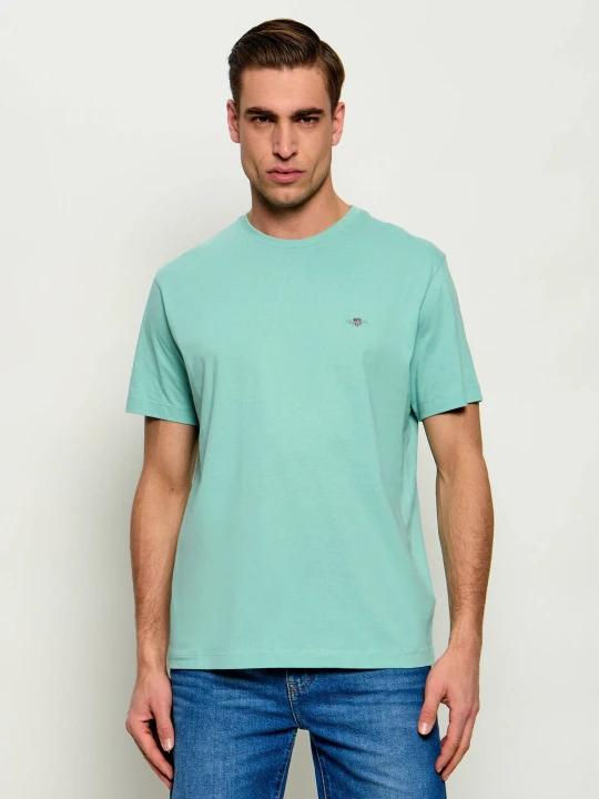 Zdjęcie produktu Gant T-shirt SHIELD | Regular Fit miętowy