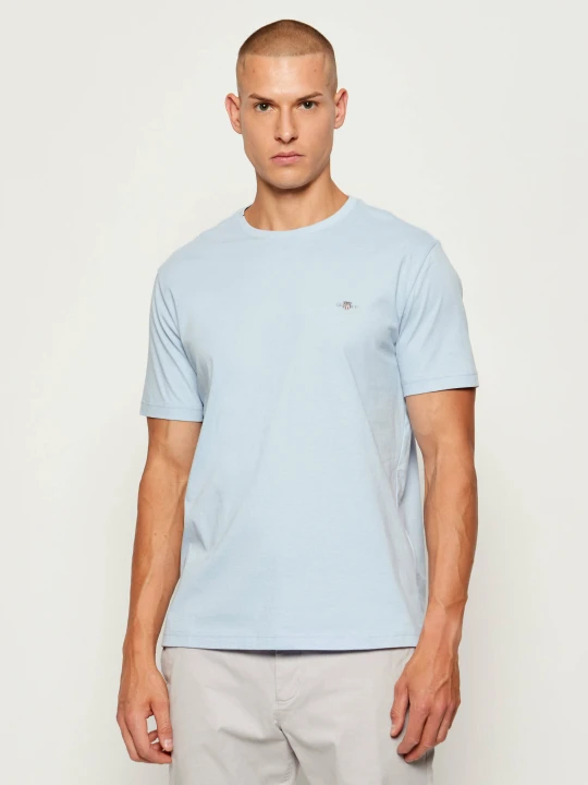 Zdjęcie produktu Gant T-shirt SHIELD | Regular Fit błękitny