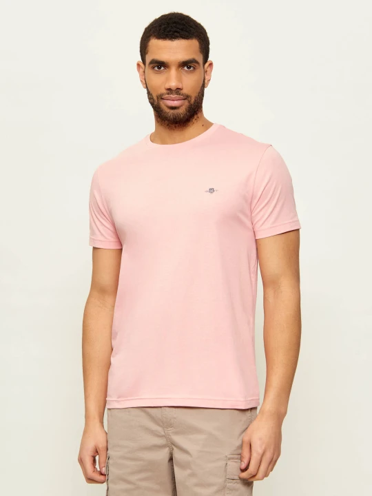 Zdjęcie produktu Gant T-shirt SHIELD | Slim Fit różowy