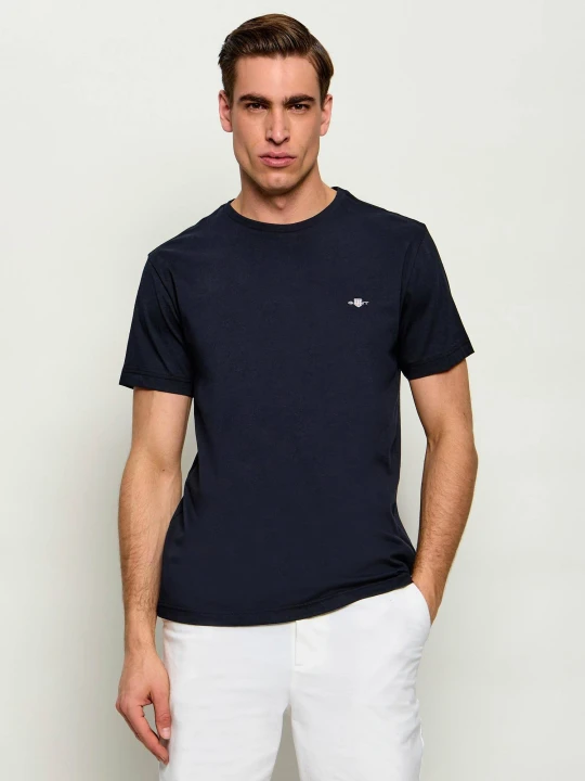 Zdjęcie produktu Gant T-shirt SHIELD | Slim Fit czarny