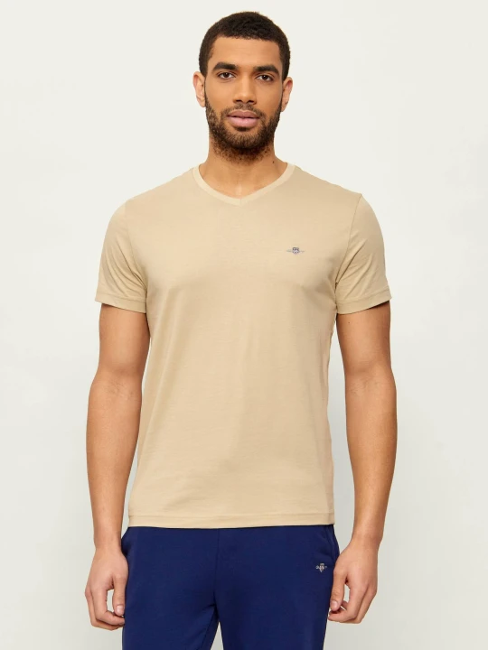 Zdjęcie produktu Gant T-shirt | Slim Fit beżowy