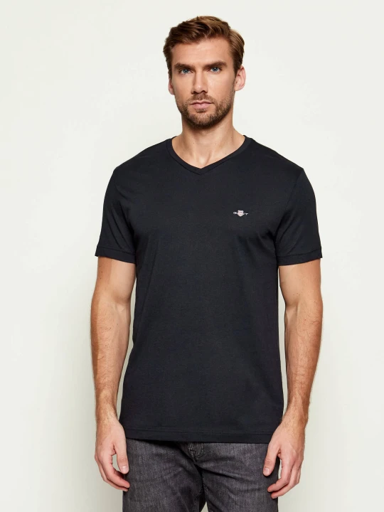 Zdjęcie produktu Gant T-shirt | Slim Fit czarny