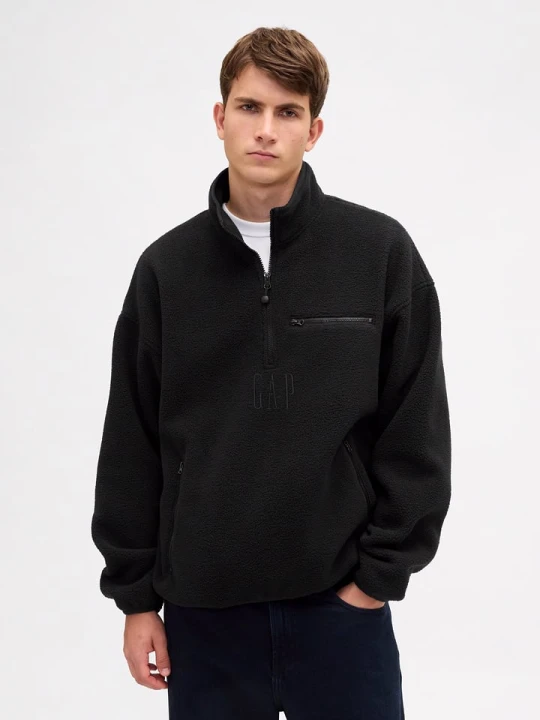Zdjęcie produktu GAP Bluza polarowa w kolorze czarnym rozmiar: M