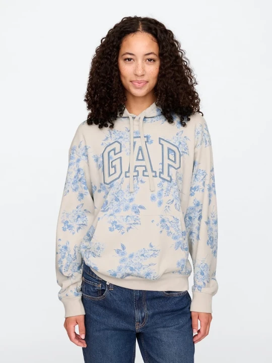 Zdjęcie produktu GAP Bluza w kolorze błękitno-kremowym rozmiar: L