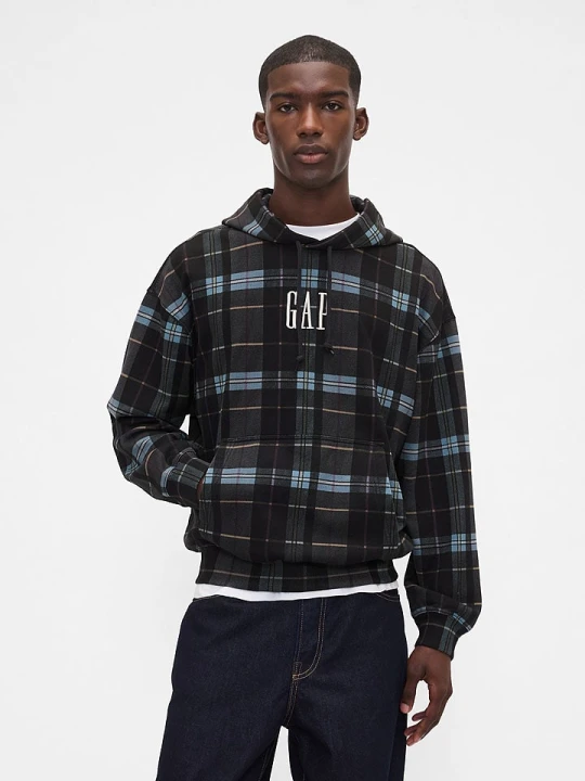 Zdjęcie produktu GAP Bluza w kolorze czarno-niebieskim rozmiar: M