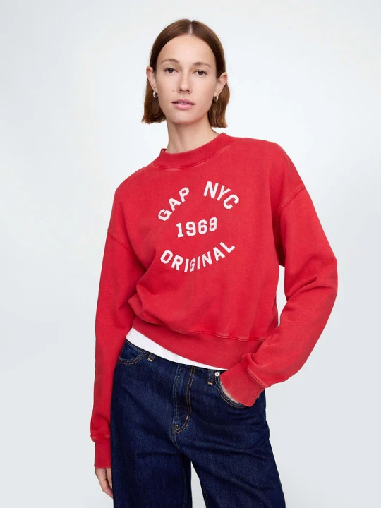 Zdjęcie produktu GAP Bluza w kolorze czerwonym rozmiar: S