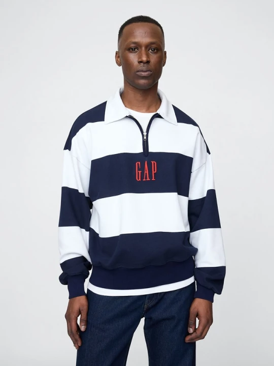 Zdjęcie produktu GAP Bluza w kolorze granatowo-białym rozmiar: XL