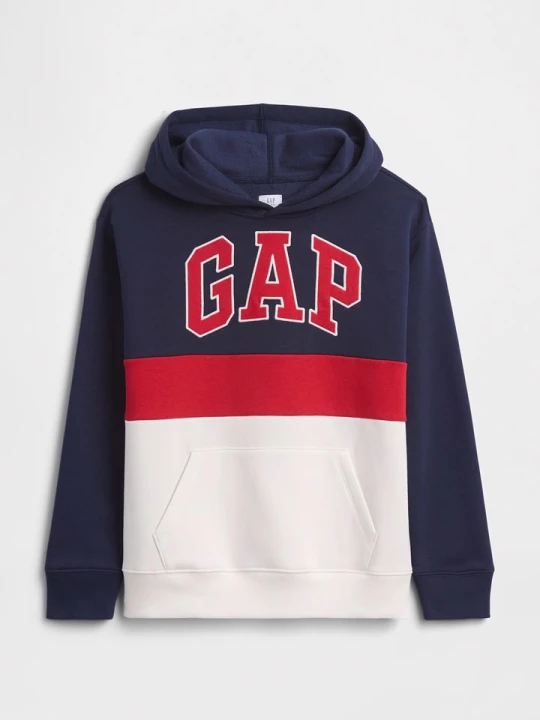Zdjęcie produktu GAP Bluza w kolorze granatowo-kremowym rozmiar: 104/110