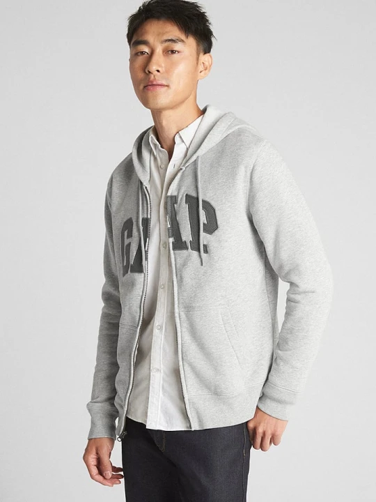 Zdjęcie produktu GAP Bluza w kolorze jasnoszarym rozmiar: XL