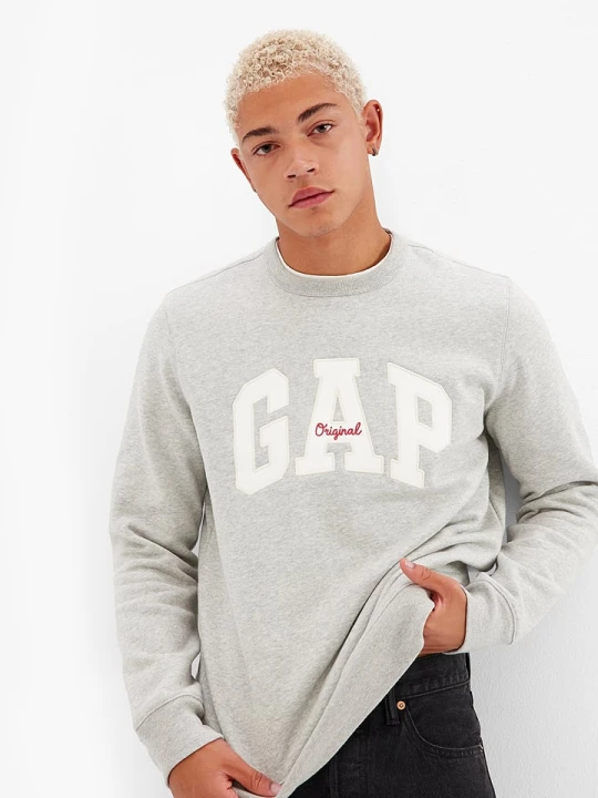 Zdjęcie produktu GAP Bluza w kolorze jasnoszarym rozmiar: L