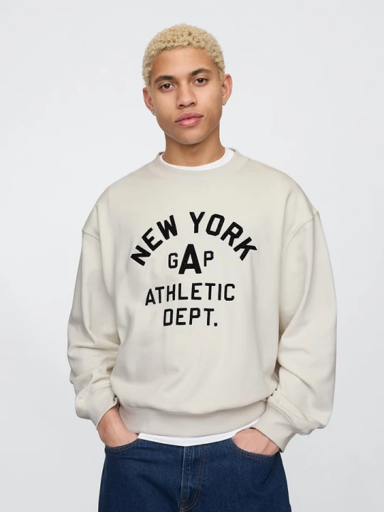 Zdjęcie produktu GAP Bluza w kolorze kremowym rozmiar: XXL