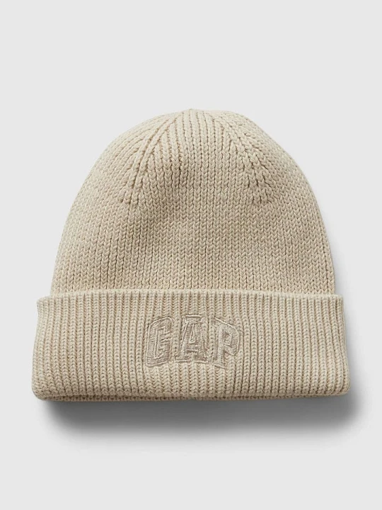 Zdjęcie produktu GAP Czapka beanie w kolorze beżowym rozmiar: 110