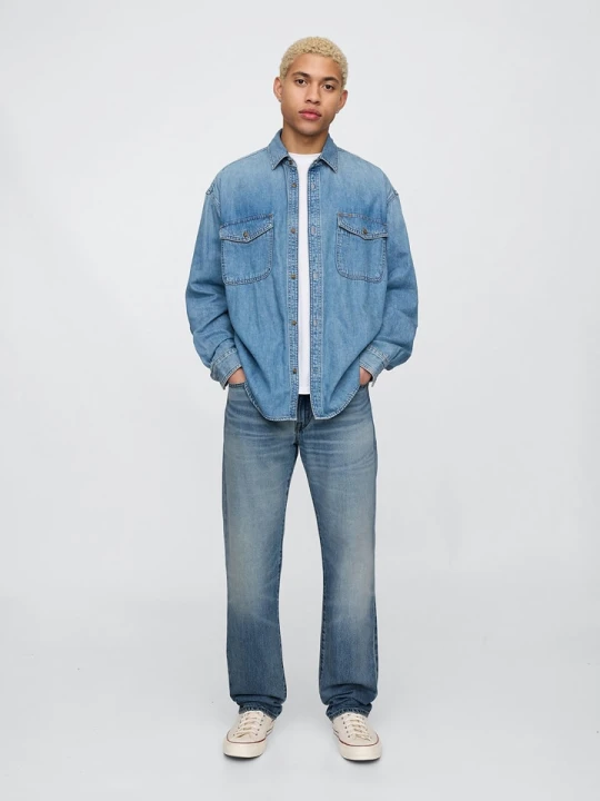 Zdjęcie produktu GAP Dżinsy - Comfort fit - w kolorze błękitnym rozmiar: W34/L32