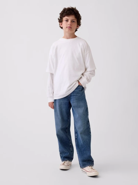 Zdjęcie produktu GAP Dżinsy - Comfort fit - w kolorze niebieskim rozmiar: 110