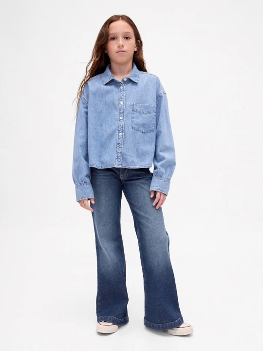 Zdjęcie produktu GAP Dżinsy - Flare fit - w kolorze niebieskim rozmiar: 122