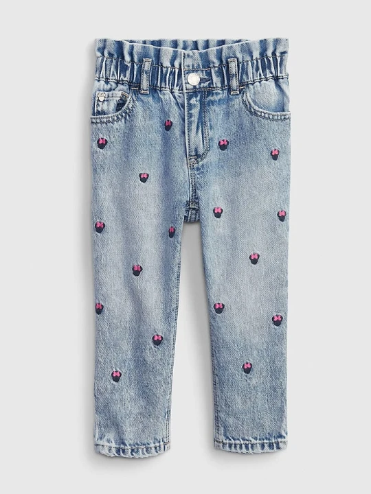Zdjęcie produktu GAP Dżinsy - Mom fit - w kolorze błękitnym rozmiar: 80/86