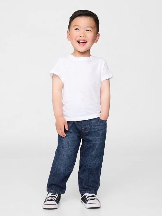 Zdjęcie produktu GAP Dżinsy - Regular fit - w kolorze granatowym rozmiar: 104