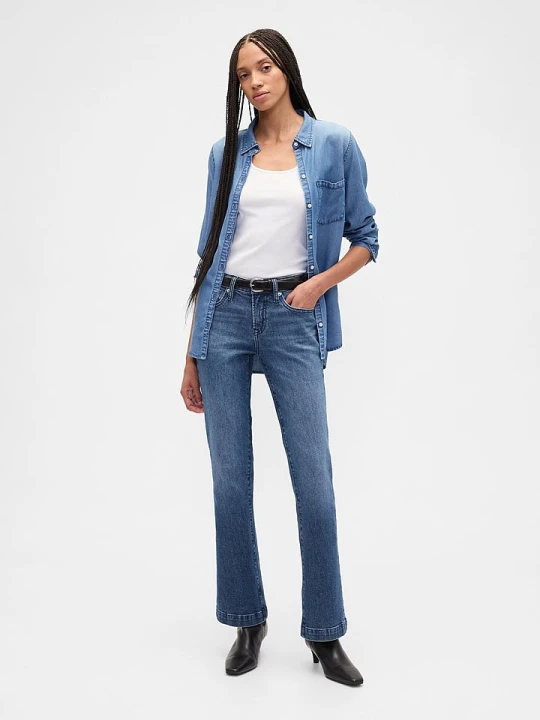 Zdjęcie produktu GAP Dżinsy - Skinny fit - w kolorze niebieskim rozmiar: W35