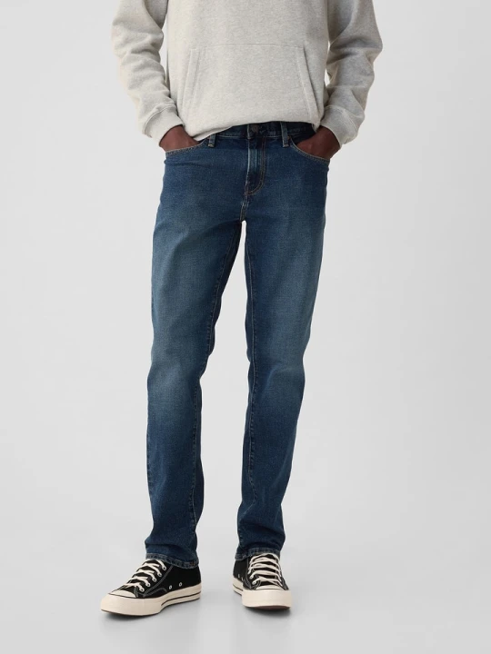 Zdjęcie produktu GAP Dżinsy - Slim fit - w kolorze granatowym rozmiar: W34/L32