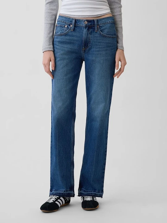 Zdjęcie produktu GAP Dżinsy - Straight fit - w kolorze granatowym rozmiar: W33
