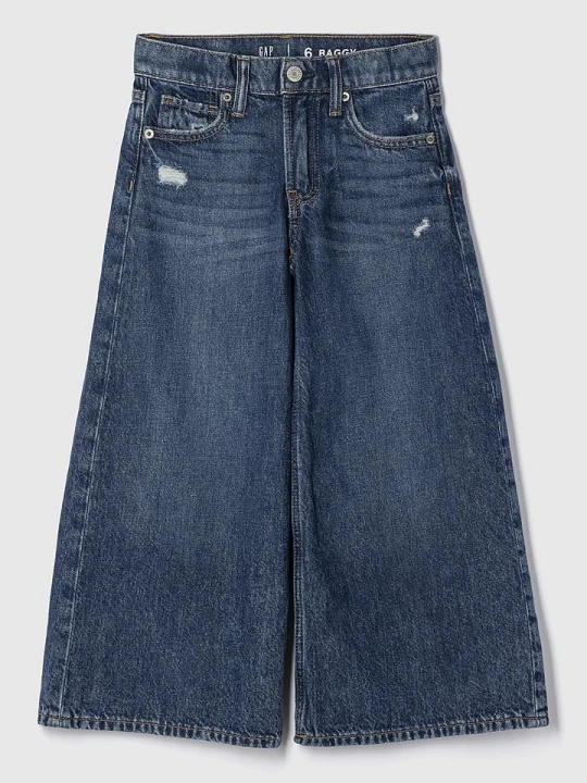 Zdjęcie produktu GAP Dżinsy - Wide leg - w kolorze granatowym rozmiar: 116