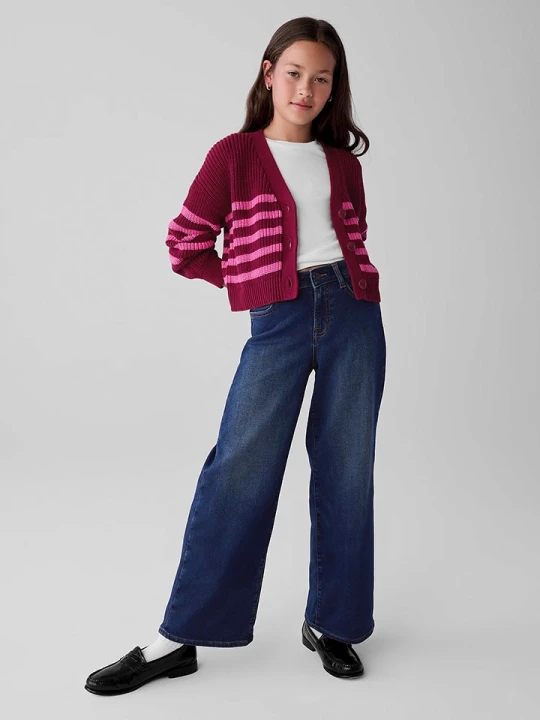 Zdjęcie produktu GAP Dżinsy - Wide leg - w kolorze granatowym rozmiar: 110