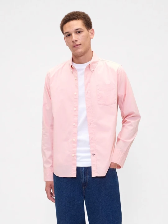 Zdjęcie produktu GAP Koszula - Regular fit - w kolorze łososiowym rozmiar: M