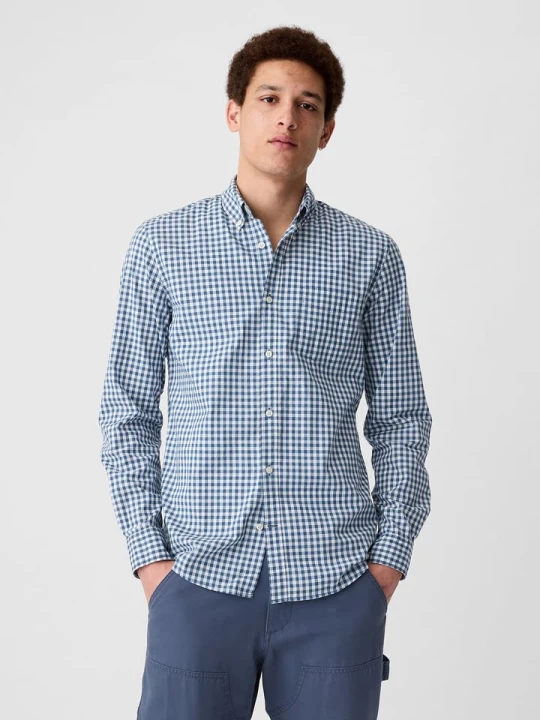 Zdjęcie produktu GAP Koszula - Slim fit - w kolorze niebiesko-białym rozmiar: XS