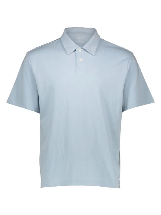 Zdjęcie produktu GAP Koszulka polo w kolorze błękitnym rozmiar: XXL