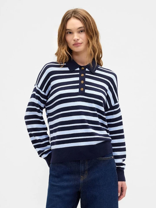 Zdjęcie produktu GAP Koszulka polo w kolorze granatowo-błękitnym rozmiar: XXL