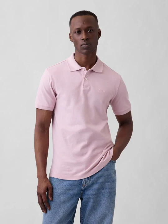 Zdjęcie produktu GAP Koszulka polo w kolorze jasnoróżowym rozmiar: L