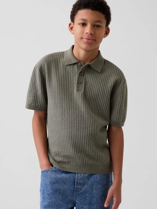 Zdjęcie produktu GAP Koszulka polo w kolorze khaki rozmiar: 116/122
